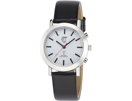 Reloj para Mujer Negro Cuero Real Els-11581-11L ETT ECO TECH TIME