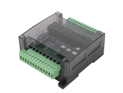 Tarjeta De Control Industrial Plc Fx1n 20mr Con Shell Marrón Controlador Programable