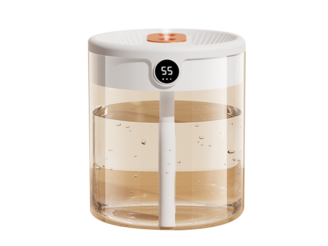 Humidificador De Aire De 2 Litros Con Doble Boquilla Y Pantalla Lcd De Humedad.
