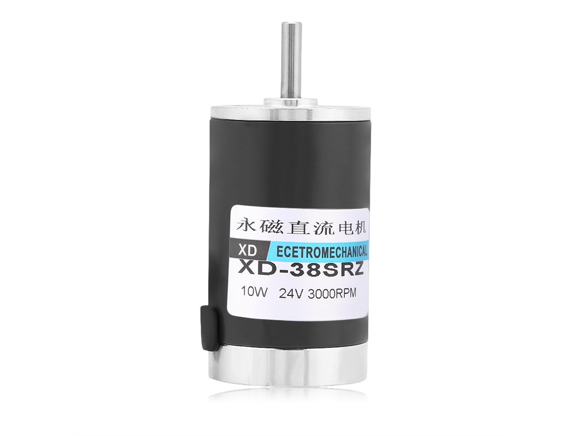 Motor De Cc De 10 W Con Alto Par, Con Escobillas, 24 V, 3000 Rpm Con Cable.