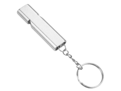 Silbato De Emergencia De Aleación De Aluminio Para Uso En Exteriores Silver