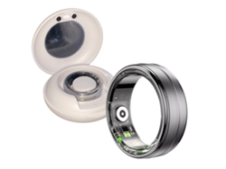Anillo Inteligente KLACK, Fitness, Monitor de Frecuencia Cardíaca, Sueño, Podómetro, Calorías, IP67 - Negro - Talla 9