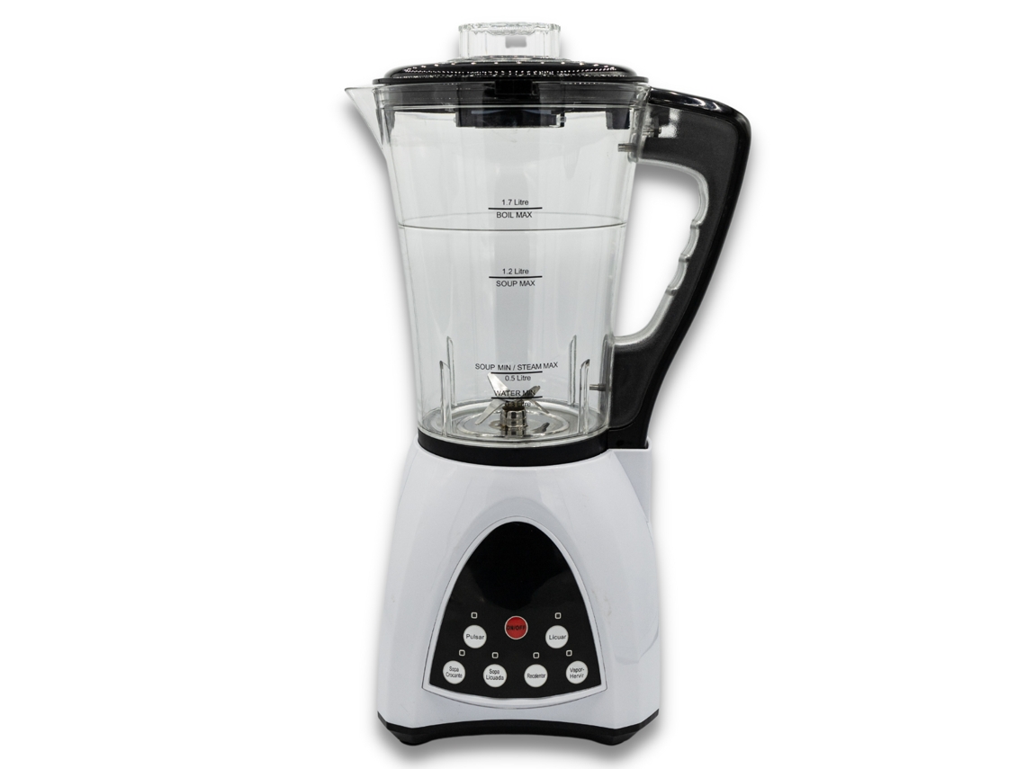 Multi Robot Multifunción Blender Smoothie Maker, 1700ml, Ideal Sopas, Revuelve, bate, hierve y cocina, 6 programas automáticos CHEF O MATIC