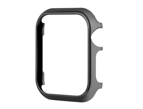 Apple Watch Series 8 y 7 41 mm Estuche protector para reloj hueco con espejo (negro)