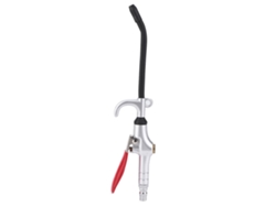 Pistola de limpieza de acero inoxidable con soplador neumático de doble gancho para piezas de maquinaria
