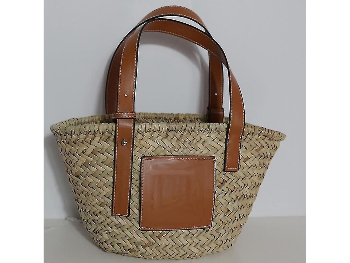 2026-bolsa De Paja Para Mujer Malla Tejida Elegante Con Gran Capacidad Para Viaje Y Uso Diario