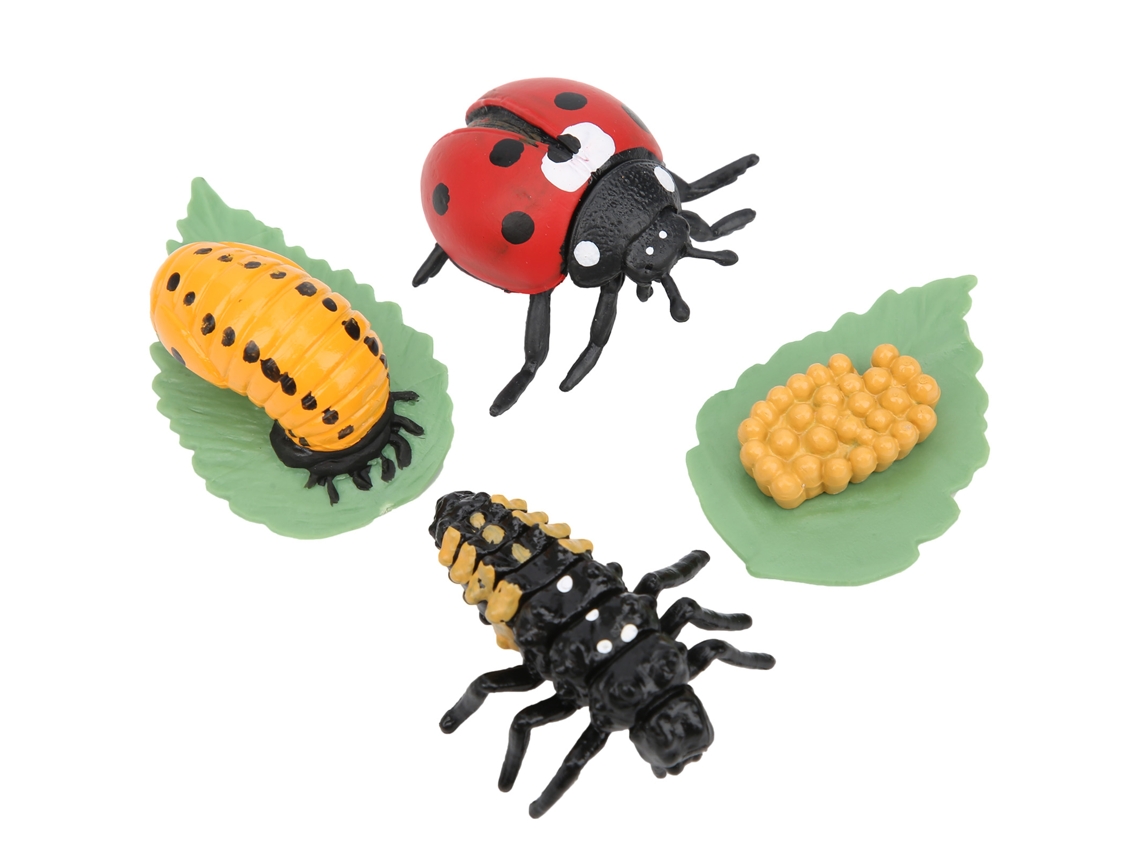 Juguete Educativo: Modelo De Insecto De Simulación De Mariquita Para Niños Pequeños.