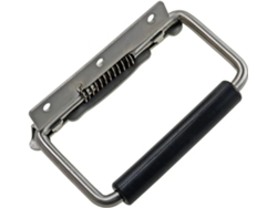 Asa De Transporte Asas Pecho Resorte Acero Inoxidable Con Funda Goma Plegable Para Caja Herramientas