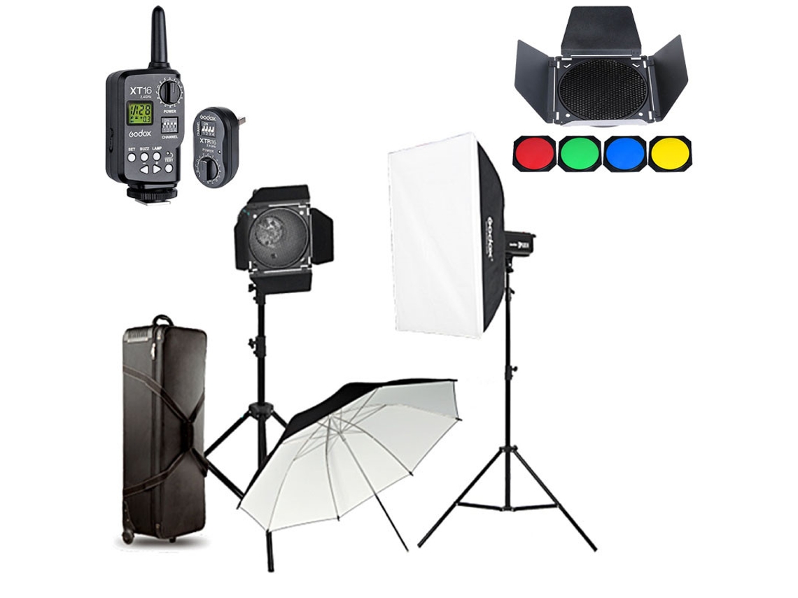 Kit De Iluminación De Estudio Godox Dp600iii-c