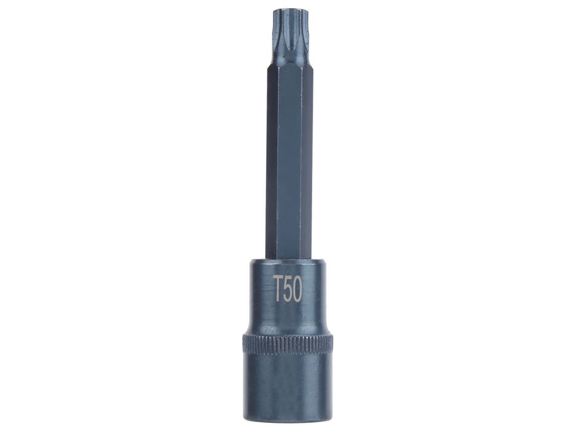 Llave de impacto S2 Star con punta de impacto rápido, acero de aleación antioxidante, 1/2" x 100x T50.