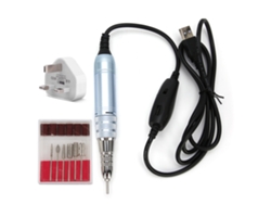 Máquina De Taladro De Uñas Portátil 22000rpm Herramienta Eléctrica De Esmaltado Manicura Plug Uk 110-240v