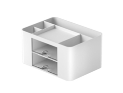 Organizador De Escritorio Multifuncional De Gran Capacidad, Bonito Diseño Blanco, Para El Aula Y El Estudio.