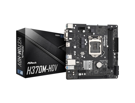 Placa base ASRock H370M-HDV (Intel LGA 1151 v2) Micro ATX