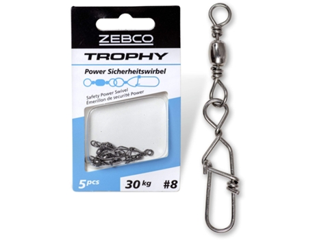 Juego de 5 rótulas de seguridad reforzadas ZEBCO Trophy Taille 8