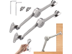 Juego De 2 Bisagras De Soporte Para Tapas Con Cierre Suave, Con Tornillos Y Llave Allen – Soporte De Bisagra Para Muebles