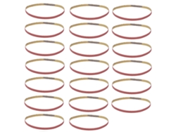 20 Piezas De Lijas De Banda De 330x10 Mm, Grano 120, Para Lijadoras. Repuestos Abrasivos.