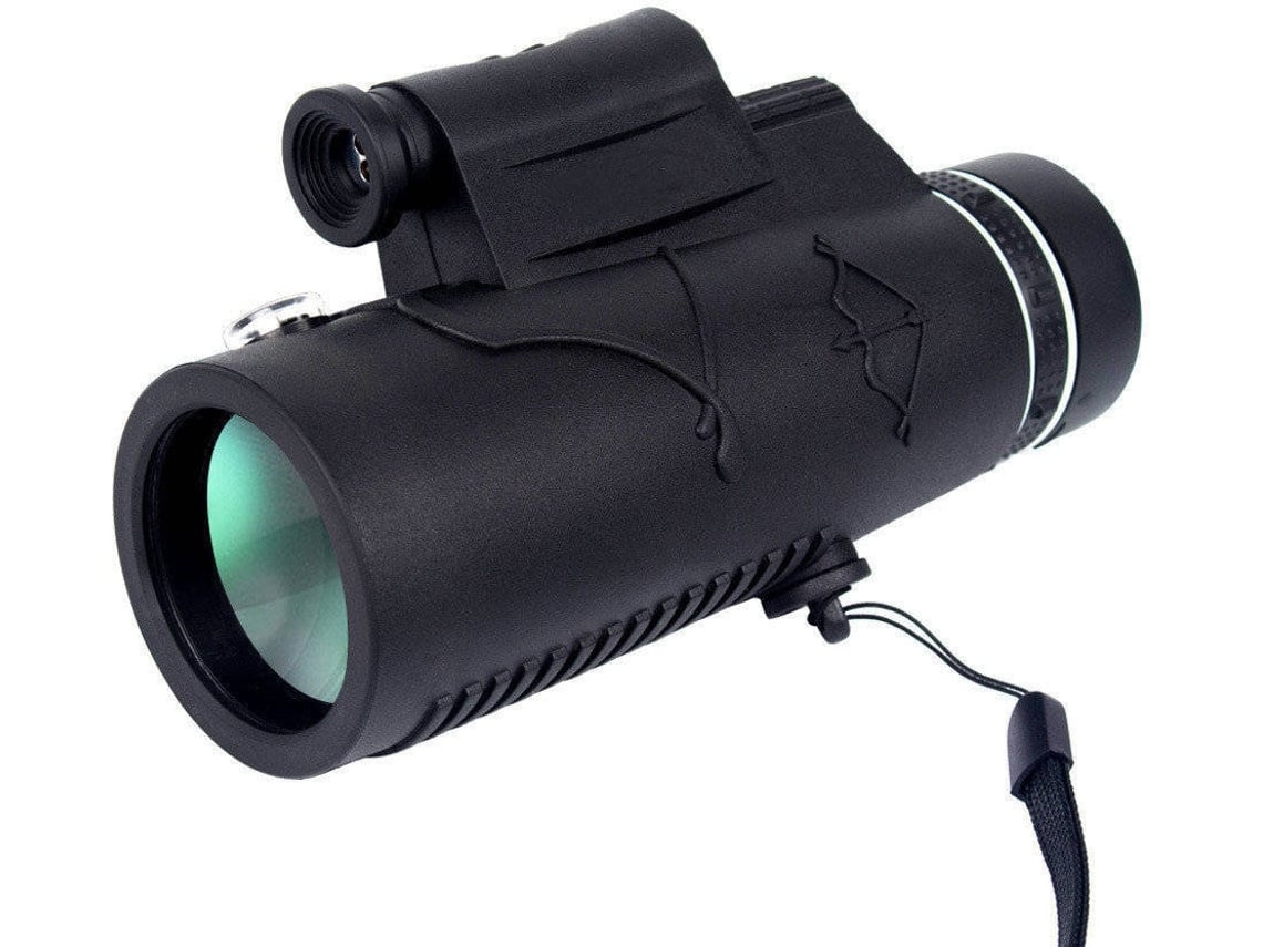 Prismáticos ENKERS Gafas/Monoculares de visión nocturna con pantalla LCD de 1,5'' Cámara infrarroja digital Ir con doble foto + Gra-Black