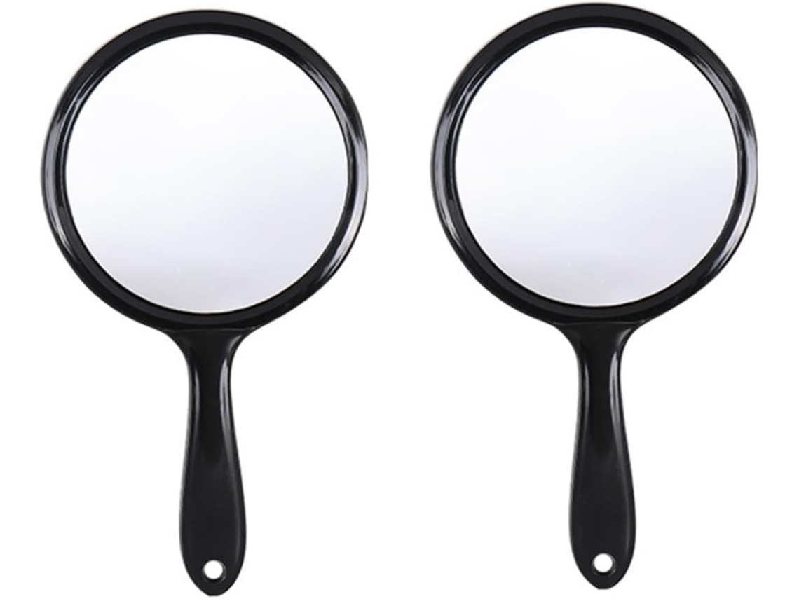 Espejo Cosmético Sencillo - Doble Cara, Tamaño De Bolsillo Con Lupa, Ideal Para Mujeres En Casa.