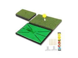 Jinwei-tapete De Césped Artificial 2 En 1 Plegable Portátil Para Practicar Golpeo, Remate Y, Entrenamiento Interior Y Exterior