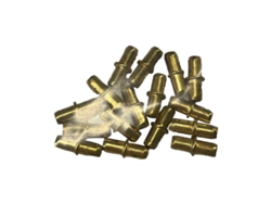 Soporte EDM Nº 5 Estantes Redondo Dorado Hierro 16 Unidades