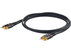 Cable de Audio PROEL (1.5 m - Negro)