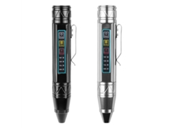 Linterna con forma de bolígrafo Black-bikight de 4 LED, 365 nm + 395 nm + amarillo + blanco, recargable por USB, para dinero y orina de mascotas.