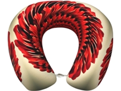 Almohada Viaje Flower Vortex Espuma Viscoelástica Poliéster, Soporte Relajación, Fácil Viajes
