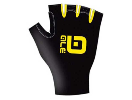 Guantes para Hombre ALE Velocissimo Chrono Negro para Ciclismo (XL)