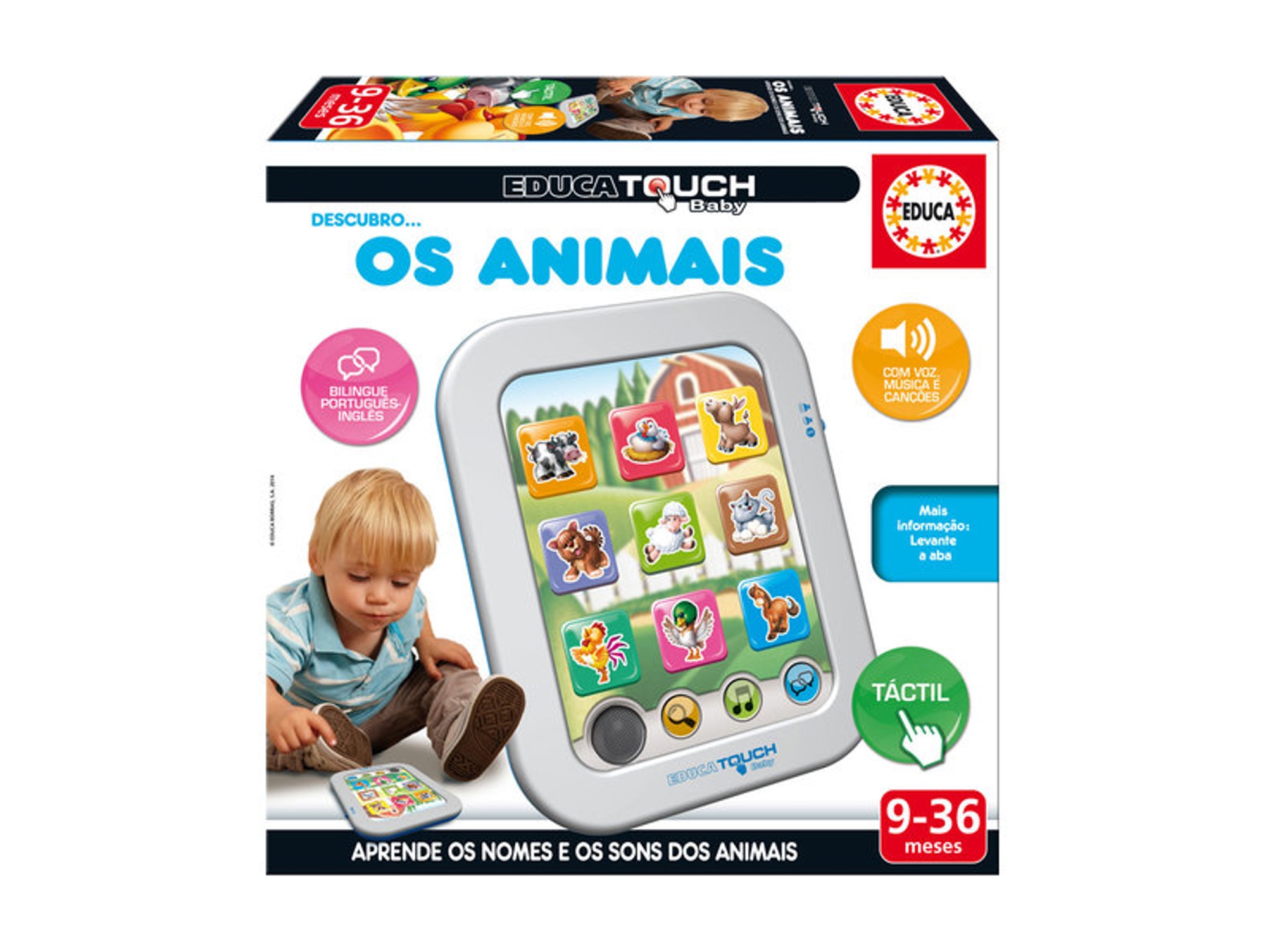 Juego EDUCA BORRAS Touch Los Animales