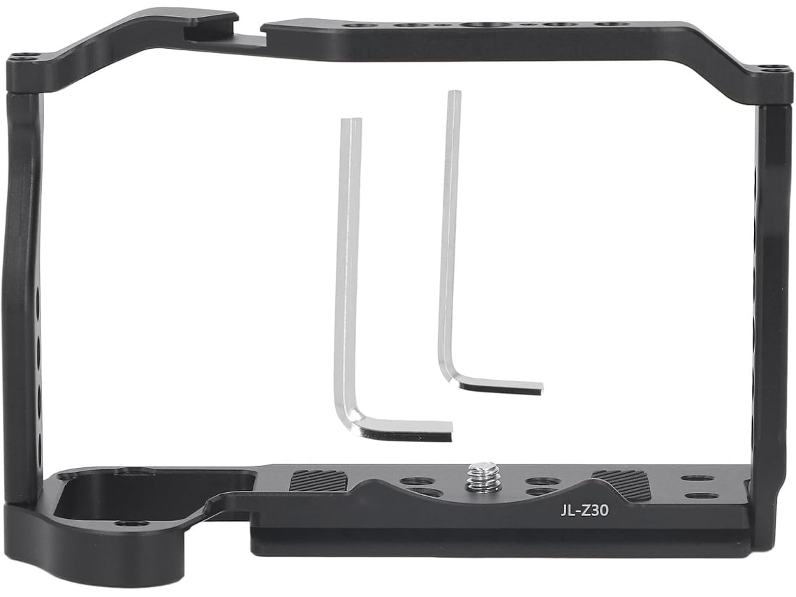 Jaula De Aleación De Aluminio Para Cámara Dslr Z30, Tornillos De 1/4 De Pulgada Y 3/8 De Pulgada.