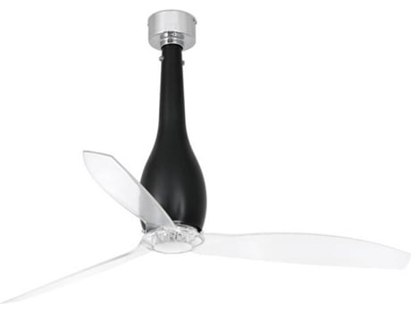 Ventilador de Techo FARO BARCELONA Eterfan Negro (32 W - Diámetro 128 cm)
