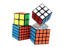 2026 4pcs Puzzle De Velocidad En Plástico Abs Con Bordes Negros Rotables Juguetes Educativos Para Niños