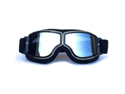 2026altiro-gafas Deportivas Steampunk Para Motocicleta, Motocross, Scooter Y Uso Al Aire Libre, Con Lente Plateada.