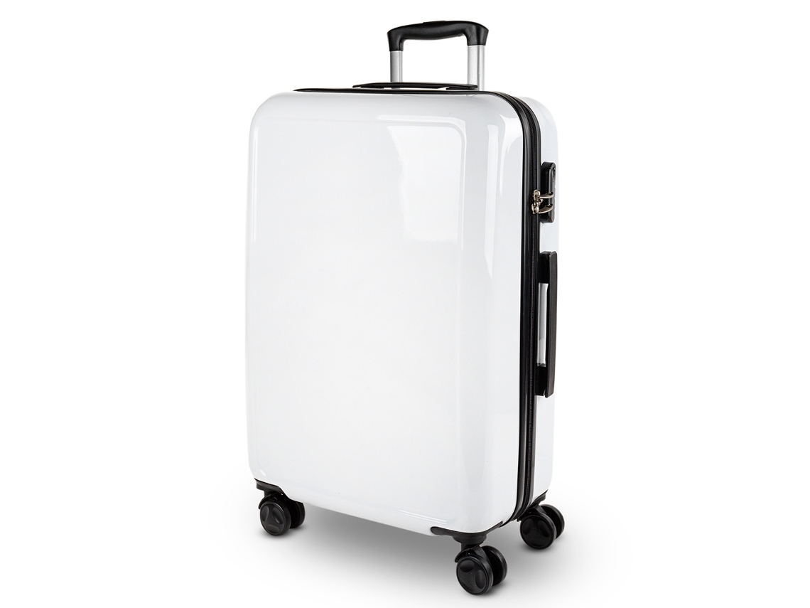 Maleta Pc Mediana ITACA Stickers blanco (45X68x26 Cm - 63L)