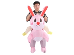 2026-traje De Conejo Hinchable Con Blower Talla M Para 120-150cm Traje Completo De Conejo Inflable Divertido