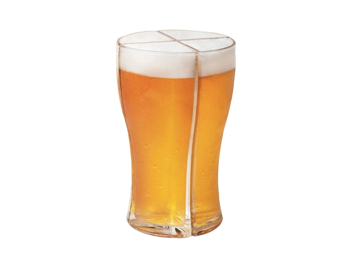 Jarra De Cerveza Acrílica 4 En 1, 4 Piezas, Diseño Innovador, Resistente A Caídas, Ideal Para Fiestas Y Barbacoas.