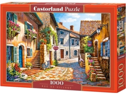 Puzzle CASTORLAND Rue de village (1000 Piezas)