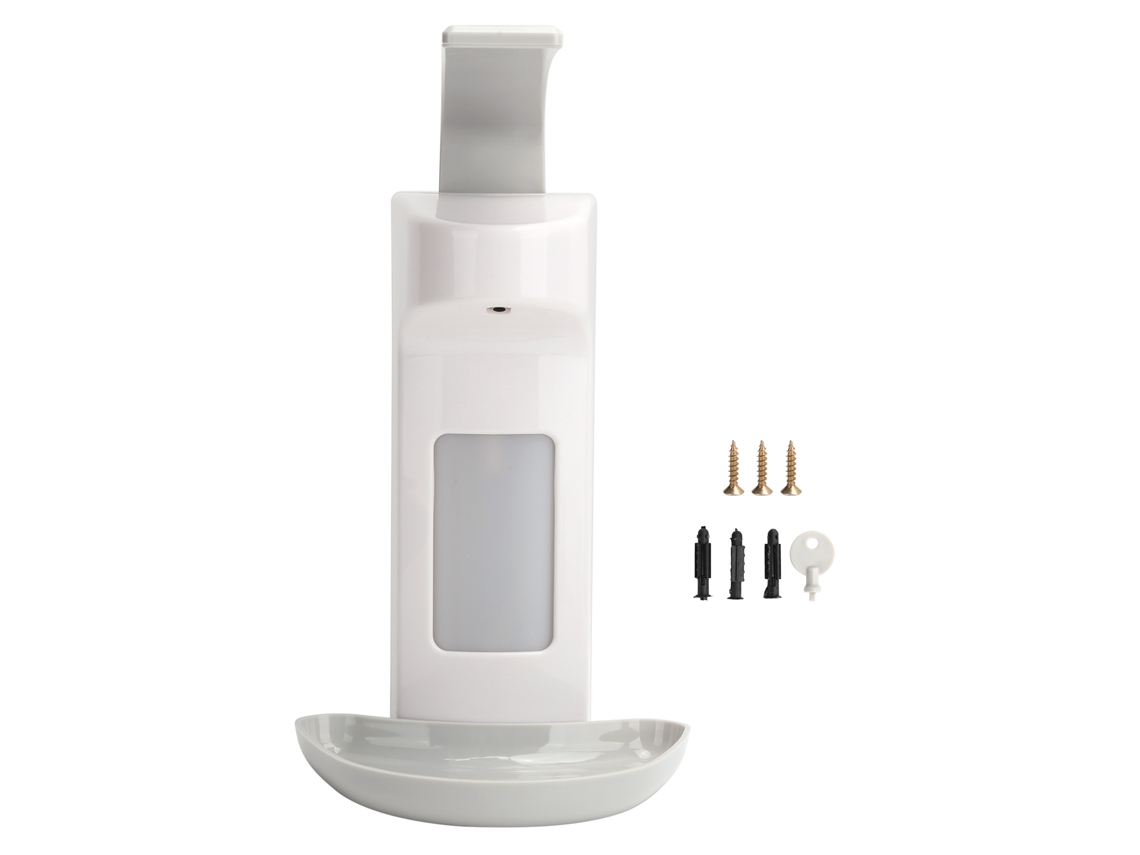 Dispensador Jabón Manual para Pared, Contenedor Jabón, Accesorio Baño