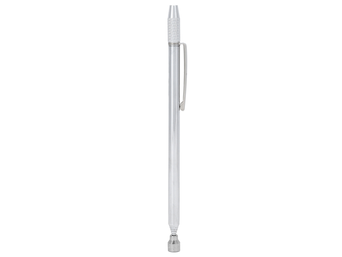 Bolígrafo telescópico magnético permanente Baok-5006 de acero inoxidable de 2 lb, color plata.