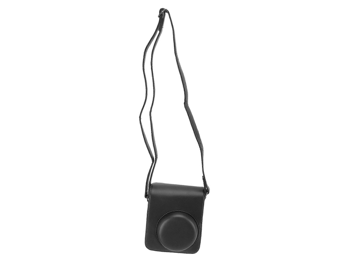 Estuche protector para cámara Mini 40, bolso de cuero sintético para cámara instantánea con correa de hombro ajustable para fotografía, color negro Saisiyiky