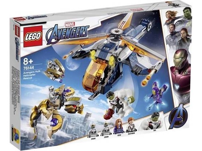 LEGO Super Heroes: Helicóptero de rescate Hulk - 76144 (Edad Mínima: 8 - 482 Piezas)