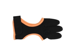Guantes De Tiro Con Arco Transpirables De Pu De Tres Dedos Para Uso En Exteriores.