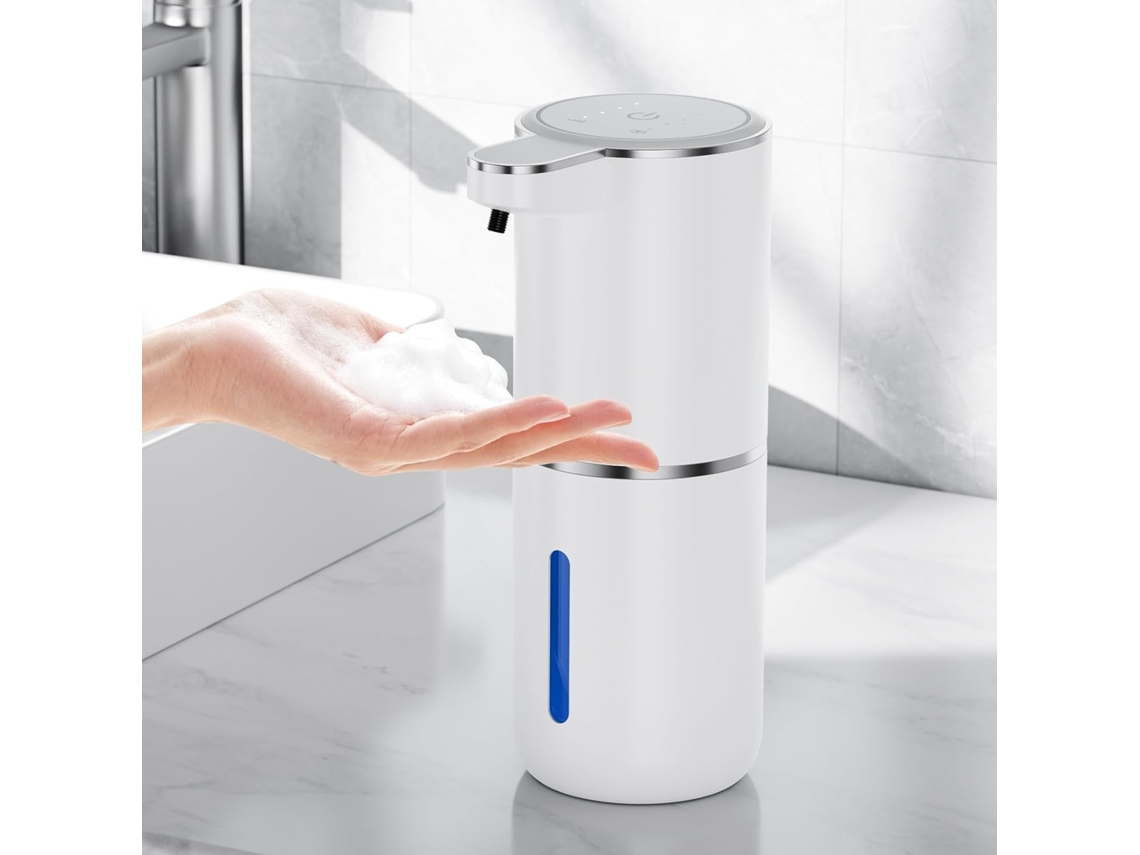 Dosador Sabão Automático Parede 380ml Usb 4 Niveles Sensor Sin Contacto Por Banheiro Cozinha