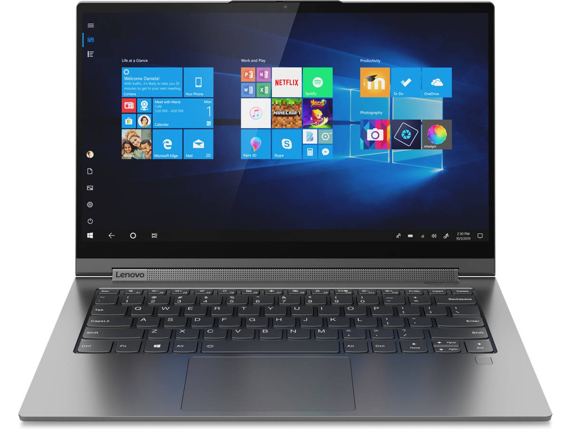 Portátil Convertible 2 en 1 LENOVO Yoga C940-14IIL (14'' - Intel Core i7-1065G7 - RAM: 16 GB - 512 GB SSD - Intel Iris Plus Graphics)