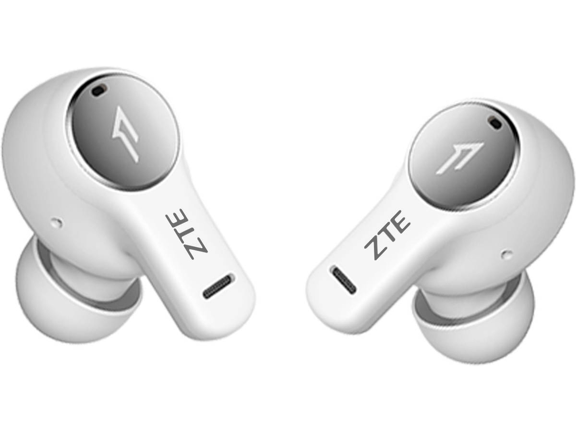 ZTE Auriculares inalámbricos Buds, TWS, Bluetooth 5.0, 23 Horas de batería,  Micrófono HD, Control táctil, Cancelación de Ruido ENC, Resistencia al Agua  IPX4, Carga USB-C, Blanco : : Electrónica