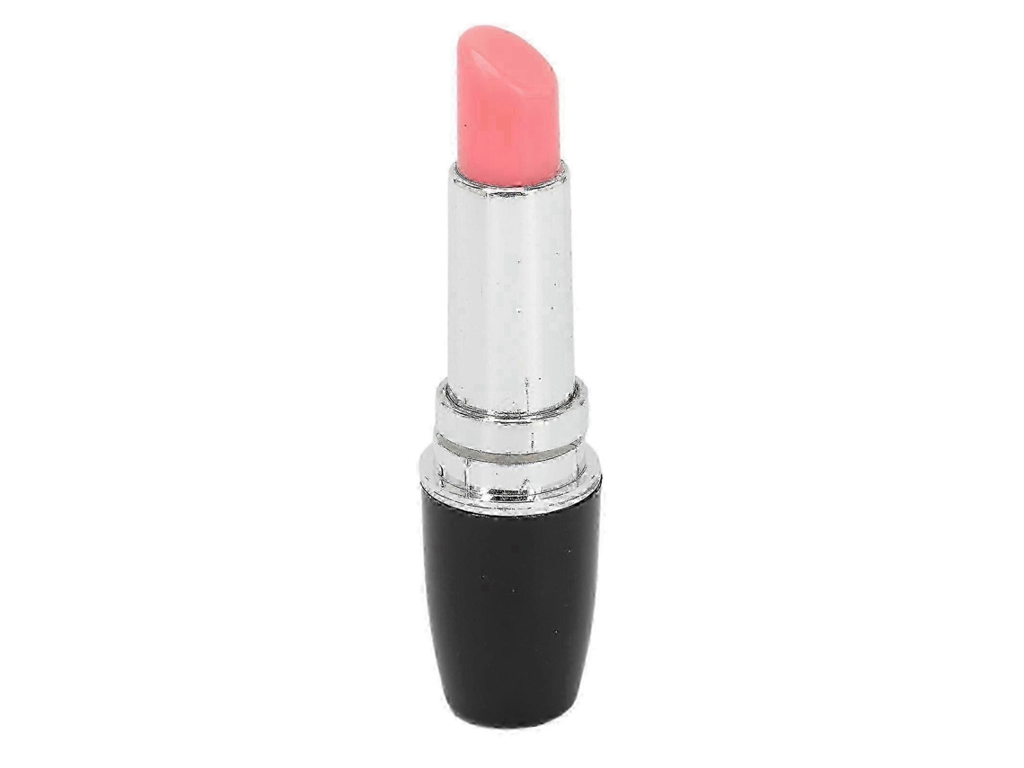 Masajeador Facial Portátil en Forma de Labial Negro con Vibración para Rostro y Ojos.