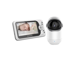 Monitor para bebés con cámara de 36°, visión nocturna, inalámbrico / 4,3 pulgadas Czhhmart