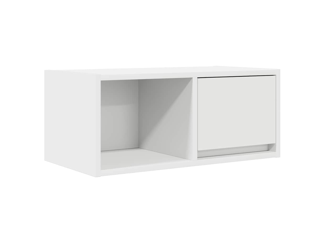 Maison Exclusive - Mueble De Tv De Madera De Ingeniería Blanco 60x31x25,5 Cm