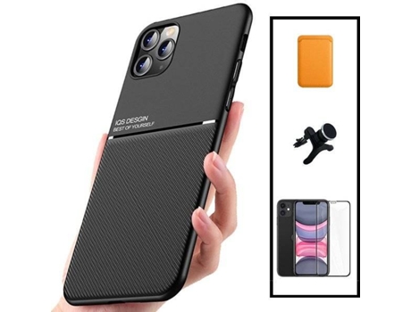 Carcasa + Soporte iphone 13 Mini PHONECARE Magnetic Lux Negro 88841