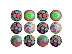 2026 12pcs Pelotas Luminosas Inflables Para Niños Balones Rebotantes Suaves Flashing Deportivos Educativos Al Aire Libre